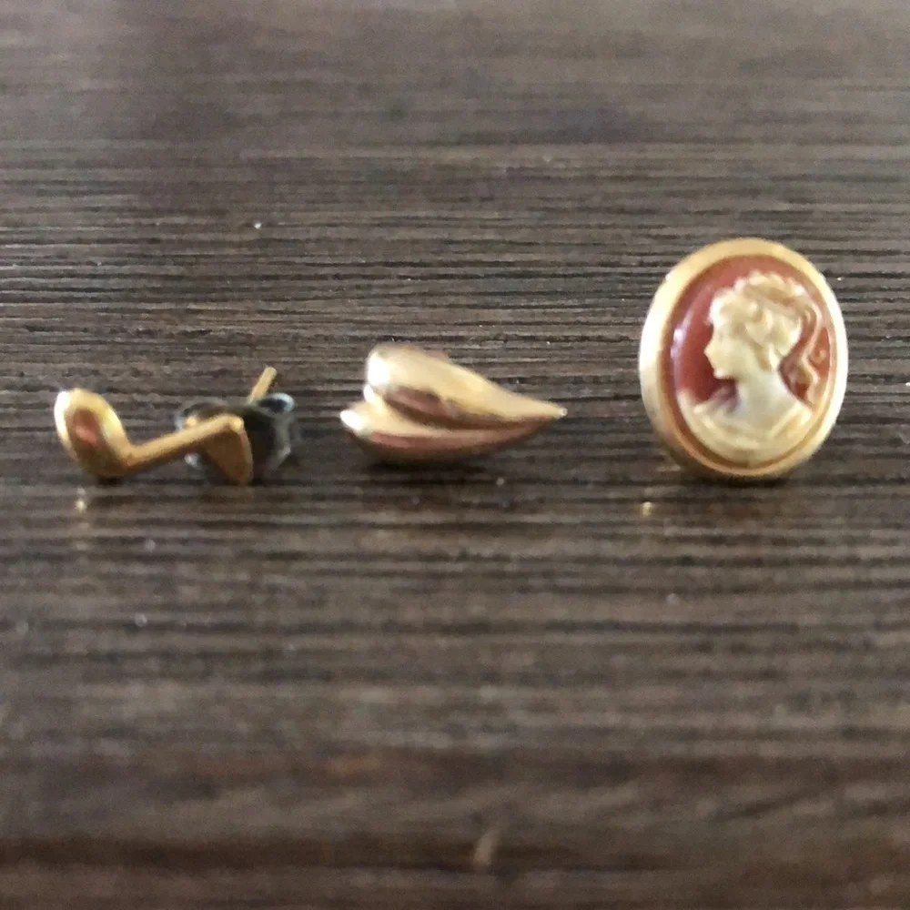 Vintage earring mix and match set of 3